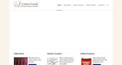 Desktop Screenshot of cottongoodsmfg.com